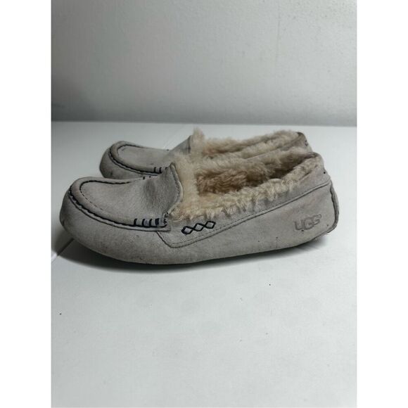 Ugg Ansley Light Grey Slippers Women’s Size 7 US /24 Japan See Description - Picture 3 of 11